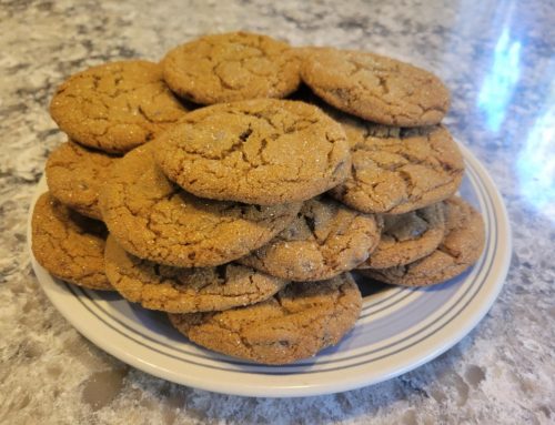 Thin and Chewy Gingerbread Cookies